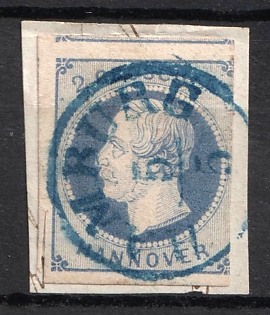 1859 2gr Hannover, German States, Germany (Used)