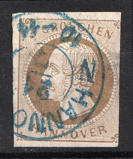 1861 3gr Hannover, German States, Germany (Used)