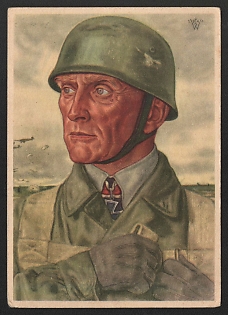 1941 'Our Airborne Troops' Military Personnel Propaganda Postcard
