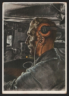 1941 'Our Armored Forces' Military Personnel Propaganda Postcard