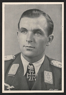 1933-1945 'Major Ihlefeld' Military Personnel Propaganda Postcard