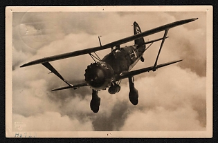 1940 'Real Rotography' Luftwaffe, German Air Force Aircraft Propaganda Postcard