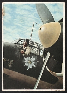 1933-1945 'Junkers Stukas and Air Transporters; a Junkers Ju 88 Returns Successfully From Its Mission Against the Enemy' Luftwaffe, German Air Force Aircraft Propaganda Postcard