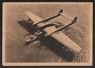 1933-1945 'Bv 138 Blohm & Voß Long-range Reconnaissance Aircraft, Six Men, Flying Boat, Cannons And Mgs, Water-cooled Engines' Luftwaffe, German Air Force Aircraft Propaganda Postcard