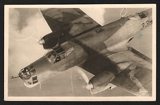1941 'Our Air Force' Luftwaffe, German Air Force Aircraft Propaganda Postcard