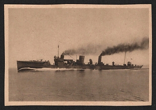 1933-1934 'Our Navy in War and Peace Torpedo Boat V 99' Deutsche Marine, German Navy Propaganda Postcard