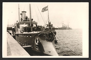 1933-1945 'Warship' Deutsche Marine, German Navy Propaganda Postcard