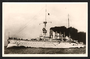 1933-1945 'Warship' Deutsche Marine, German Navy Propaganda Postcard
