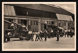 1933-1945 'Our Air Force' Artilery Propaganda Postcard