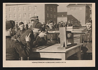 1933-1945 'Pre-Military Training by the Sa' Wehrmacht, German Infantry Propaganda Postcard