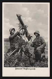 1933-1945 'Galawutab Matchinnugrmonfe' Wehrmacht, German Infantry Propaganda Postcard