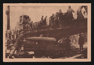 1933-1934 '38 Cm Fast-Loading Cannon. Approaching the Heavy Shell' Wehrmacht, German Infantry Propaganda Postcard