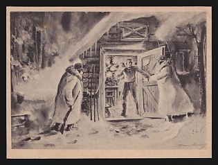 1933-1945 'Soldiers' Magazines for Celebrations and Leisure' Wehrmacht, German Infantry Propaganda Postcard