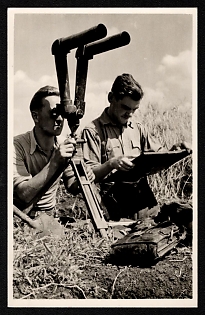 1933-1945 'Artillery Observation Post' Wehrmacht, German Infantry Propaganda Postcard