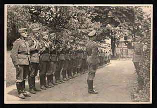 1933-1945 'German Soldiers' Wehrmacht, German Infantry Propaganda Postcard
