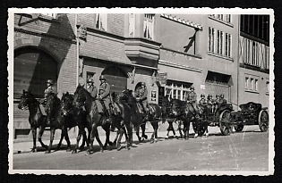 1933-1945 'German Cavalry' Wehrmacht, German Infantry Propaganda Postcard