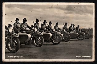 1938 'Our Army' Wehrmacht, German Infantry Propaganda Postcard