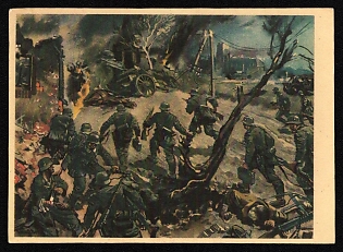 1933-1945 'No. 106 Assaulting Infantry' Wehrmacht, German Infantry Propaganda Postcard