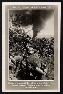 1933-1945 'These are All Infantry Weapons' Wehrmacht, German Infantry Propaganda Postcard