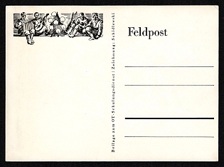 1933-1945 'Christmas Postcard' Wehrmacht, German Infantry Propaganda Postcard