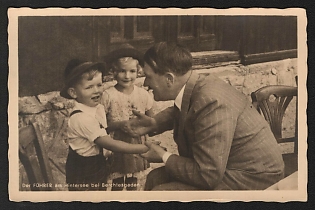 1933-1945 'The Fuhrer at Hintersee near Berchtesgaden' Adolf Hitler Propaganda Postcard