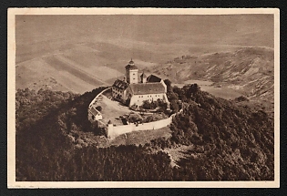 1934-1935 'Wachsenburg near Arnstadt' Third Reich Architecture Propaganda Postcard