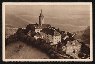 1934-1935 'Leuchtenburg Castle near Kahla am Saale' Third Reich Architecture Propaganda Postcard