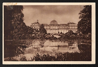 1934-1935 'Poppelsdorf Castle' Third Reich Architecture Propaganda Postcard