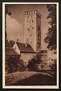 1934-1935 'Landsberg am Lech, Bavaria Gate' Third Reich Architecture Propaganda Postcard