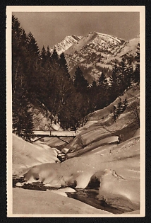 1934-1935 'Rindalphorn (Allgau)' Third Reich Architecture Propaganda Postcard