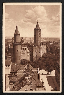1934-1935 'Liegnis, Piast Castle' Third Reich Architecture Propaganda Postcard