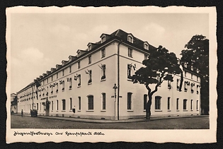 1933-1945 'Youth Hostel, the Hometown of Rohn' Third Reich Architecture Propaganda Postcard