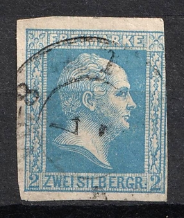 1857 2sgr Prussia, German States, Germany (Used)
