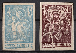 1942 Woldenberg, Poland, POCZTA OB.OF.II C, WWII Camp Post