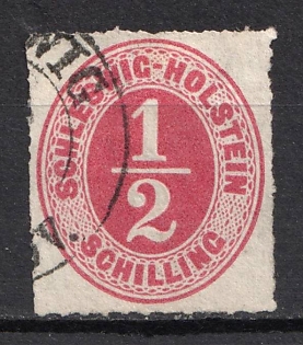 1865 1/2s Schleswig-Holstein, German States, Germany (Used)