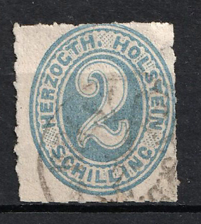 1865-66 2s Schleswig-Holstein, German States, Germany (Signed, Used)
