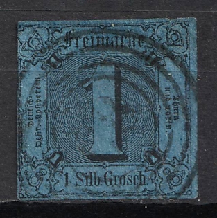1852 1sgr Thurn and Taxis, German States, Germany (Used)