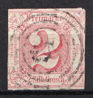 1861 2sgr Thurn and Taxis, German States, Germany (Used)