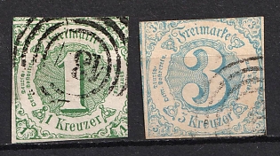 1859-60 Thurn and Taxis, German States, Germany (Used)