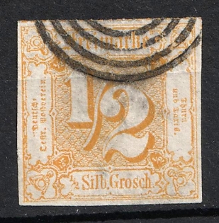 1862 1/2sgr Thurn and Taxis, German States, Germany (Used)