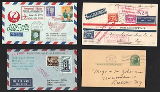 1934-1971 Worldwide Stock of Airmail Covers through Russia