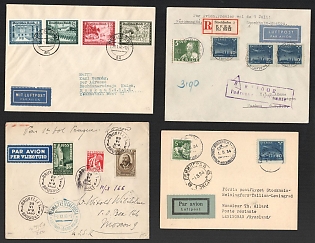 1934-1940 Worldwide Stock of Airmail Covers through Russia