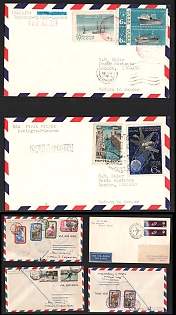 1957-1968 USSR Stock of International Airmail Covers