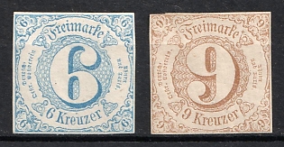 1862 Thurn and Taxis on piece, German States, Germany