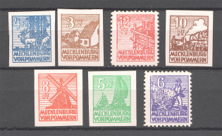 1946 Germany Soviet Zone of Occupation (Full Set, White Paper, CV $200, MNH)