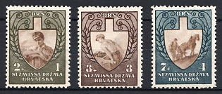 1943 Croatia, NDH (Full Set, MNH)