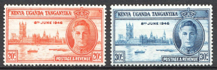 1946 Kenya, Uganda and Tanganyika British Empire (Full Set)
