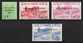 1941 Tunisia, French Colonies, Semi-Postal Stamps (Full Set)