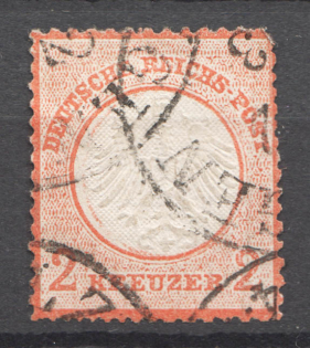 1872 Germany 2 Kr (CV $480, Cancelled)