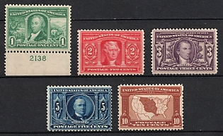 1904 Louisiana Purchase Exposition Issue, United States, USA (Full Set, MNH)
